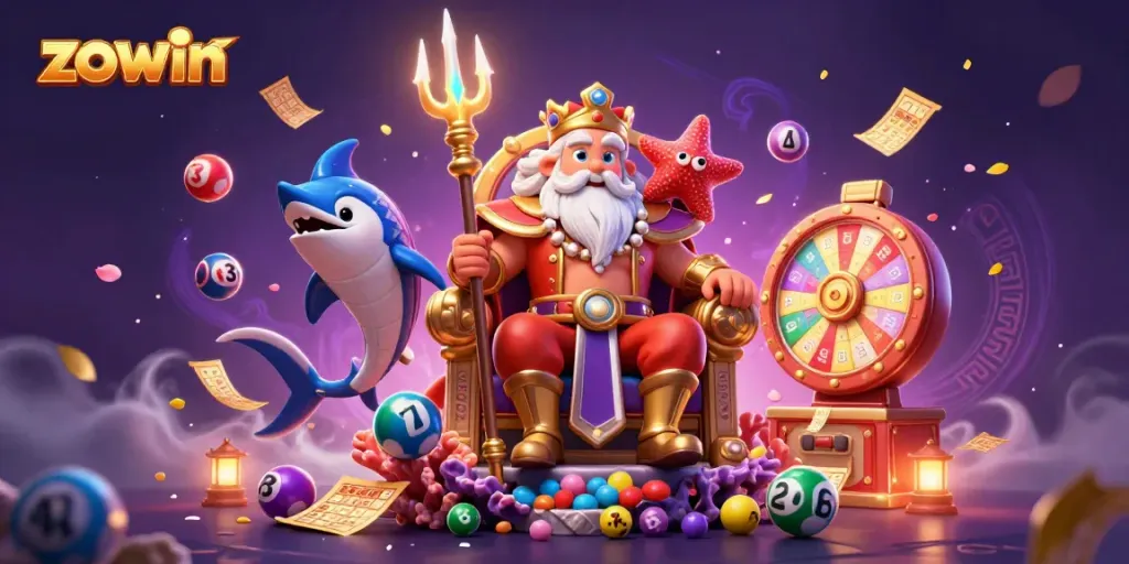 Experience thrilling wins in the vibrant zowi casino with Neptune and his lucky companions.