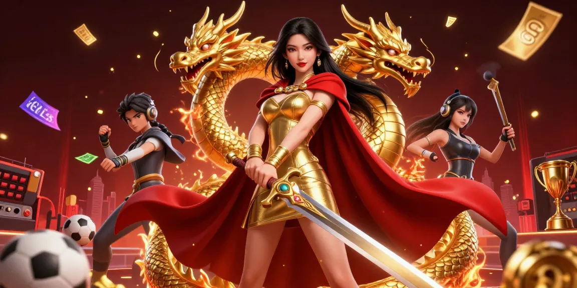 Engage with kèo nhà cái in an action-packed sports betting illustration showcasing vibrant elements and dynamic characters.