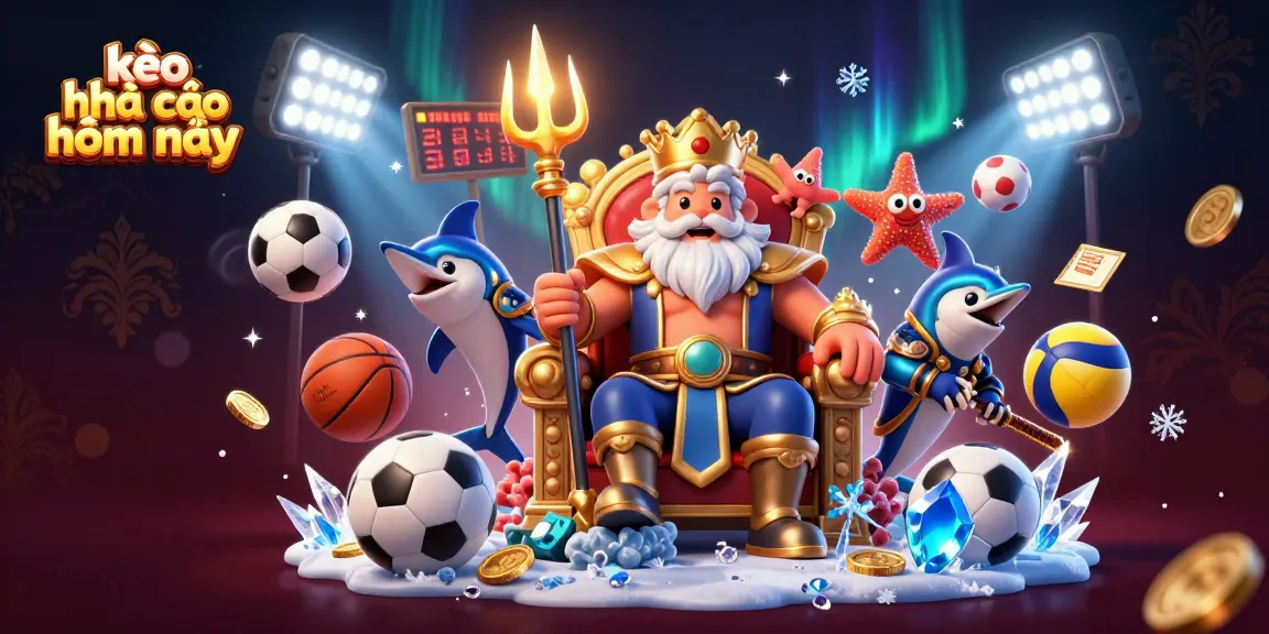 Experience kèo nhà cái hôm nay with lively sports elements and vibrant animated characters.