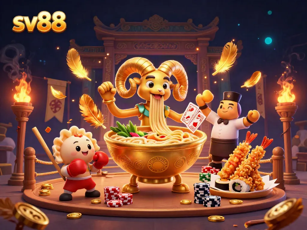 sv88 card dealer in a vibrant casino scene with dynamic characters and elements